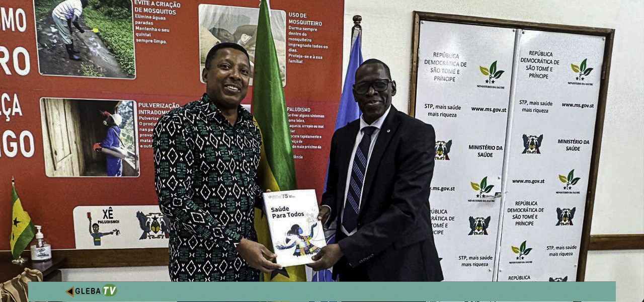 São Tomé e Príncipe e OMS Assinam Plano de Trabalho de Mais de 2,5 Milhões de Dólares para Reforçar o Sistema de Saúde