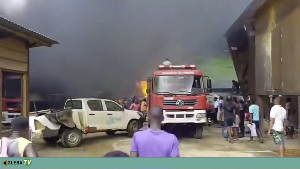 Incêndio atinge parcialmente instalações da empresa HBD na ilha do Príncipe