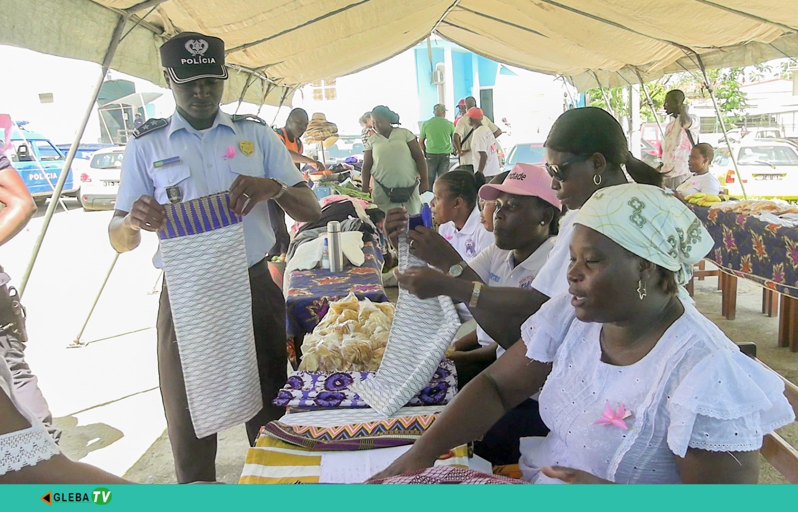 Polícia Nacional promove feira de sensibilização sobre prevenção do cancro da mama e do colo do útero